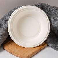 Bol à salade de bagasse jetable de vente chaude conteneur de boîte à dîner à emporter
