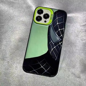 Vendita calda mezza faccia <span class=keywords><strong>Spider</strong></span> <span class=keywords><strong>Man</strong></span> glassato è adatto per Apple 15 promax 14 Pro custodia per telefono - Product Image 6