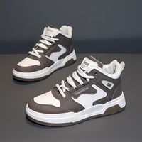 2025 hommes nouveau printemps Ins imperméable décontracté baskets basses terrain sportif chaussures de basket-ball haute à la mode avec cuir supérieur souple