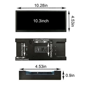Usb-c קלט diy תצוגת מסך מגע מסחרי מסך מגע 10.3 מסך מגע נייד קיבולי - Product Image 2