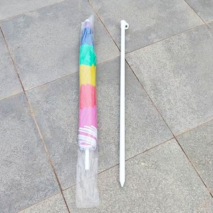 <span class=keywords><strong>Parasol</strong></span> de plage rayé UPF50+ Protection UV <span class=keywords><strong>Parasol</strong></span> portable pour l'extérieur - Product Image 6