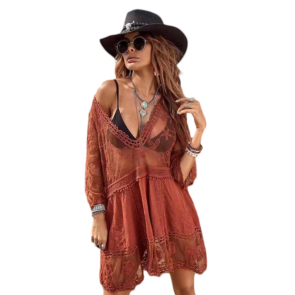 สีน้ำตาลแดง