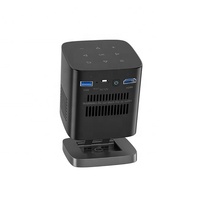 EASUNTECH Pico WiFi sans fil rechargeable, projecteur 3D DLP de poche, LED intelligent Android portable, mini projecteur 4K, 300 lumens, 32 Go, 2 Go