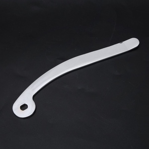 Piezas de puente vibrador tremolo para guitarra <span class=keywords><strong>Bigsby</strong></span>: manivela, tornillo y junta plateada - Product Image 5