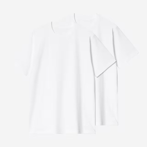 Camisetas Blancas Personalizadas para Hombre, Transpirables, de Secado Rápido, Alta Calidad, 100% Algodón - Product Image 1