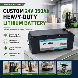 แบตเตอรี่ลิเธียมแบบกำหนดเอง 24V 350Ah สำหรับรถยกแบบแทรคชั่นและแพลตฟอร์มทำงานบนที่สูง พร้อมระบบจัดการแบตเตอรี่อัจฉริยะ (Smart BMS) - Product Image 5
