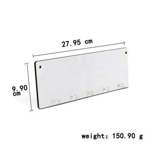 Portachiavi in MDF per Sublimazione Fai-da-Te, Bianco Personalizzabile, Regalo Personalizzato - Product Image 2