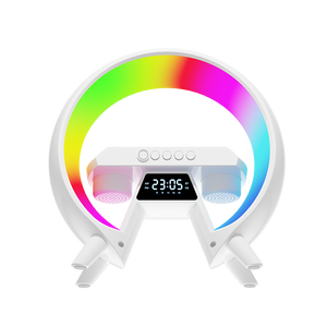 Mini altavoces <span class=keywords><strong>Bluetooth</strong></span> con carga inalámbrica Lámpara de luz nocturna portátil Altavoz Cargador Teléfono - Product Image 1