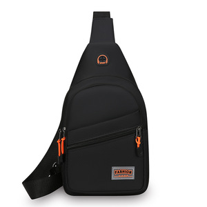 Men's Chest Bag Oxford Cloth Gray Military Green Black Dark Blue Color Blocking Fashionable Everyday Outfits Single Shoulder - Product Image 5
