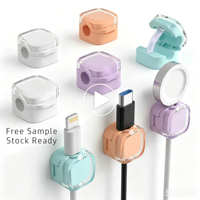 Support magnétique personnalisé pour câbles, organisateur de câbles de téléphone portable, support de câble magnétique puissant