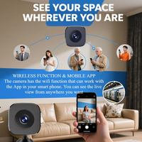 Caméra réseau basse consommation, mini caméra CCTV sans fil, mini caméra de surveillance de sécurité sans fil