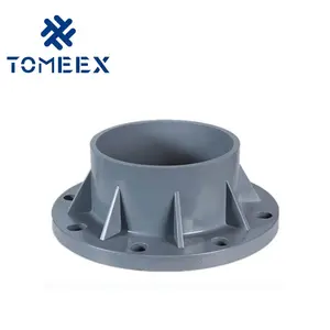 Quality-guarantee plumbing materials product DIN PN10/16 PVC TS/Van stone flange water supply pipe fitting