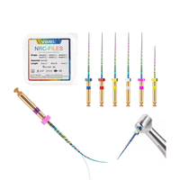 Limas Rotatorias de Material Dental Niti Activado por Calor Rainbow para Uso con Motor Endodóntico de Conducto Radicular 21mm 25mm 31mm con Certificación CE ISO