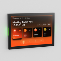 Tableta Android de 10.1 Pulgadas para Montaje en Pared, 4G LTE, NFC Frontal, POE, RS485, RJ12, Barra de Luz RGB, Control de Sala de Reuniones, Señalización Digital
