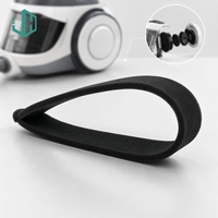 Éponge absorbante acoustique en mélamine noire haute densité, mousse d'isolation phonique pour la réduction du bruit de vibration des aspirateurs