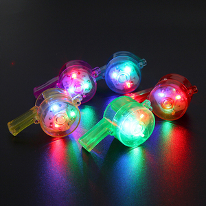 Nhà Cung Cấp Nhà Máy Vòng Cổ Phát Sáng Trong Bóng Tối Đầy Màu Sắc Còi LED Phát Sáng Nhấp Nháy Cho Đồ Dùng Ủng Hộ Bữa Tiệc Sinh Nhật - Product Image 2