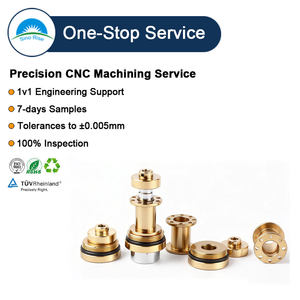 خدمة تصنيع مخصصة، تشغيل وتشكيل المعادن بالتحكم الرقمي بالحاسوب، نماذج أولية سريعة من النحاس، قطع معدنية - Product Image 1