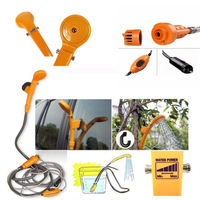 Douche de camping portable 12V pour voiture, idéale pour la randonnée, le voyage, le lavage de voitures, l'arrosage des plantes et le bain des animaux domestiques