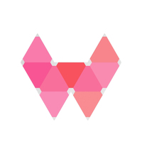 Lampes murales LED RGB modulaires, panneaux lumineux de jeu triangulaires intelligents, lampe de chevet quantique créative DIY pour la configuration de bureau et de chambre