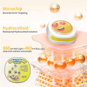 SHOmfrs Factory Patchs LED électriques de luminothérapie pour l'acné, lumière rouge et bleue, patchs LED anti-boutons, appareil de beauté personnalisé - Product Image 5