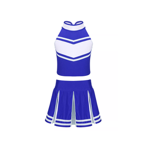 Ensembles d'uniformes de pom-pom girl de haute qualité conçus sur mesure avec strass vente en gros d'uniformes de pom-pom girl ensembles chauds - Product Image 2