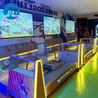 Simulateur de ski à monnayeur interactif, jeu de fitness sportif de type ski à vent, équipement de ski multi-sports pour salle d'arcade