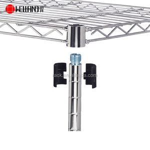 Étagère de rangement multifonctionnelle à 3 niveaux en métal chromé sur roulettes pour salle de bain, à monter soi-même - Product Image 3