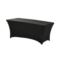 Table pliante portable en plastique HDPE blanc de 1,80 m, moderne, pour entrée de villa, mariage, pique-nique, rectangulaire, légère, empilable en deux