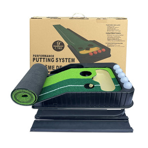 Outil d'entraînement de golf PGK C-06, tapis de putting <span class=keywords><strong>intérieur</strong></span> en plastique, <span class=keywords><strong>mini</strong></span> simulateur de putting, taille personnalisée, fabriqué en Chine - Product Image 4