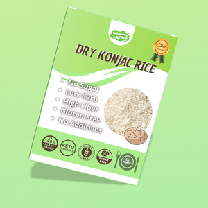 Fabricant chinois de produits alimentaires proposant du riz de konjac biologique sec en emballage de 1 kg, farine de konjac primaire, riz de shirataki séché, riz instantané - Product Image 1