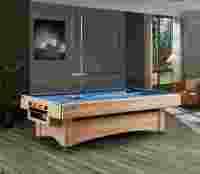 Table de billard 3-en-1 en bois MDF de 7 pieds avec système de retour automatique de balles, idéale pour l'intérieur – Modèle 2026 à prix usine