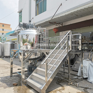 เครื่องผสมสูญญากาศแบบคงที่ขนาด 1000 ลิตร เครื่องผสมอุตสาหกรรมสำหรับเครื่องสำอาง เครื่องผสมสำหรับทำมายองเนสบำรุงผิวหน้า - Product Image 6