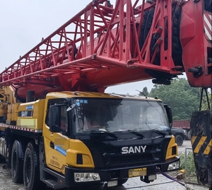 Grue mobile tout-terrain d'occasion haute performance SA-NY STC800E6 Équipement de construction Camion Moteur Pompe Boîte de vitesse 85.5m Levage - Product Image 3