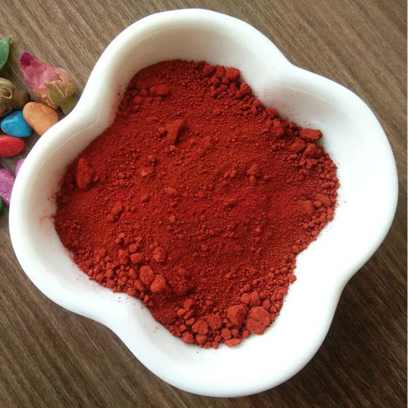 130 180 190 110 Iron oxide red suitable for colored asphalt pavement ceramic glaze quantity is preferable