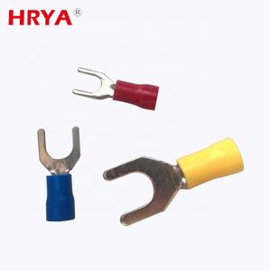 Borne à fourche de presse à froid série SV Borne à <span class=keywords><strong>gaine</strong></span> <span class=keywords><strong>pré</strong></span>-isolée en PVC Borne à extrémité froide de type U Y - Product Image 1