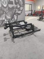 Machine à glissière inversée à charge libre en acier pour l'entraînement des fessiers, des jambes et du bas du corps, équipement de musculation professionnel pour salle de sport