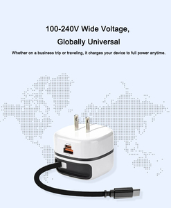 เครื่องชาร์จออลอินวัน 65W PD พร้อมสายชาร์จแบบยืดหดได้ 70 ซม. ไม่ยุ่งเหยิง ไม่ต้องกังวลเรื่องสายหาย ขนาดกะทัดรัด พกพาสะดวกสำหรับบ้าน สำนักงาน และการเดินทาง - Product Image 6