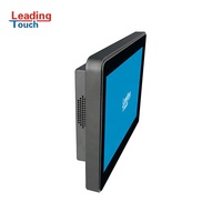 Monitor de pantalla táctil para montaje en pared, pantalla LCD IPS de 10,1 pulgadas, HD, 10 puntos, capacitivo, con altavoz