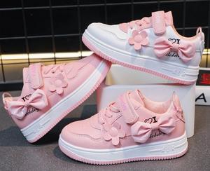 Ragazze Casual scuola scarpe da ginnastica per bambini rosa scarpe sportive per bambini stampa cartone animato <span class=keywords><strong>Sneakers</strong></span> <span class=keywords><strong>bianche</strong></span> per ragazze - Product Image 3