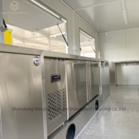 Remorque alimentaire mobile commerciale de 16 pieds pour la vente de snacks, hot-dogs, hamburgers, pizzas, churros et BBQ, fabrication sur mesure