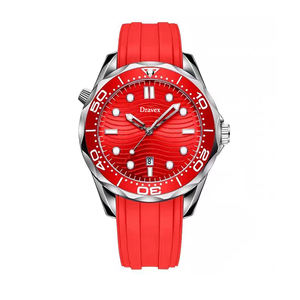 <span class=keywords><strong>Reloj</strong></span> Mecánico de Lujo para <span class=keywords><strong>Hombre</strong></span> OMEGAS, Serie Sea Horse, Resistente al Agua hasta 300 m, Caja de Acero Inoxidable, Correa de Silicona Azul - Product Image 6