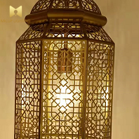 Lampadario Marocchino Retrò Traforato in Ferro, Lampadario Esotico Personalizzabile in Stile Murano per Bar, Case Vacanza, Hotel e Ristoranti - Product Image 4