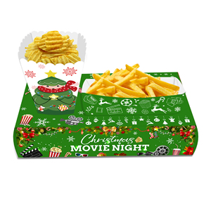 Huancai <span class=keywords><strong>12</strong></span> pièces plateaux <span class=keywords><strong>de</strong></span> collation <span class=keywords><strong>de</strong></span> noël pop-corn bonbons porte-boisson papier boîtes en carton pour <span class=keywords><strong>film</strong></span> nuit fournitures <span class=keywords><strong>de</strong></span> fête <span class=keywords><strong>de</strong></span> noël - Product Image 3