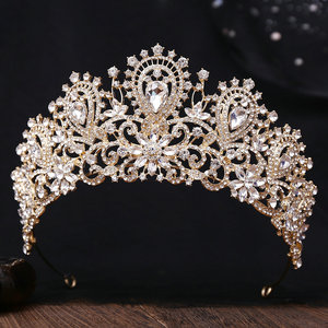 Nouvelle Couronne de Mariée QS 2025 de Haute Qualité, Accessoire Cheveux en Alliage avec Strass et Cristaux Roses, Diadèmes - Product Image 3