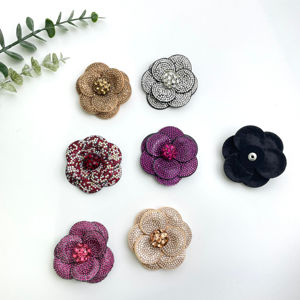 महिलाओं की किंग यू सी 010 गैंडे जूते गैंडे और फूल अलंकरण के साथ - Product Image 2