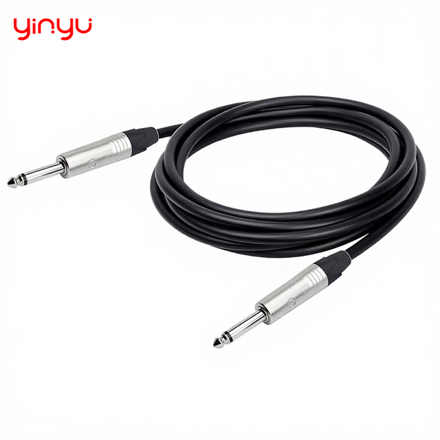 Yinyu GTC017 24AWG Straight 6.35mm Instrument Cable 1/4 Inch Guitar Cord for Electric Guitar, Keyboard, and Pedalboard