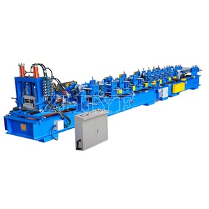 Totalmente automático ajustável <span class=keywords><strong>WEB</strong></span> largura 4 "a 12" C & Z Purlin Roll formando máquina de fabricação - Product Image 2