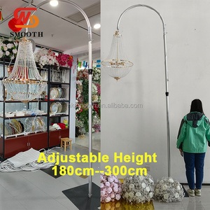 SMOOTH Outdoor Wedding Chandelier Decoration Metal Aluminum alloy Chandelier <b>Stand</b> Crystal Chandelier For Wedding Decoration - Product Image 3