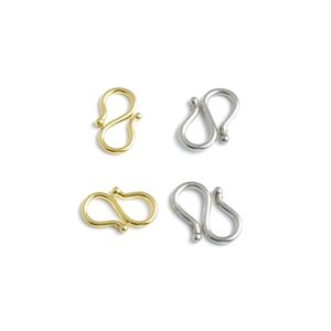 Boucles en forme de W et de S en acier inoxydable pour la fabrication de colliers, accessoires de bijoux DIY, formes variées, finition plaquée - Product Image 4