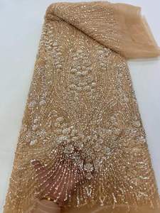 Ricami di lusso perline e paillettes tessuto di pizzo - Product Image 3